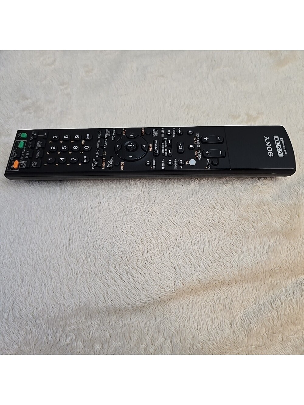 Sony AV System Remote Control RM-ADP021 - Picture 5 of 7